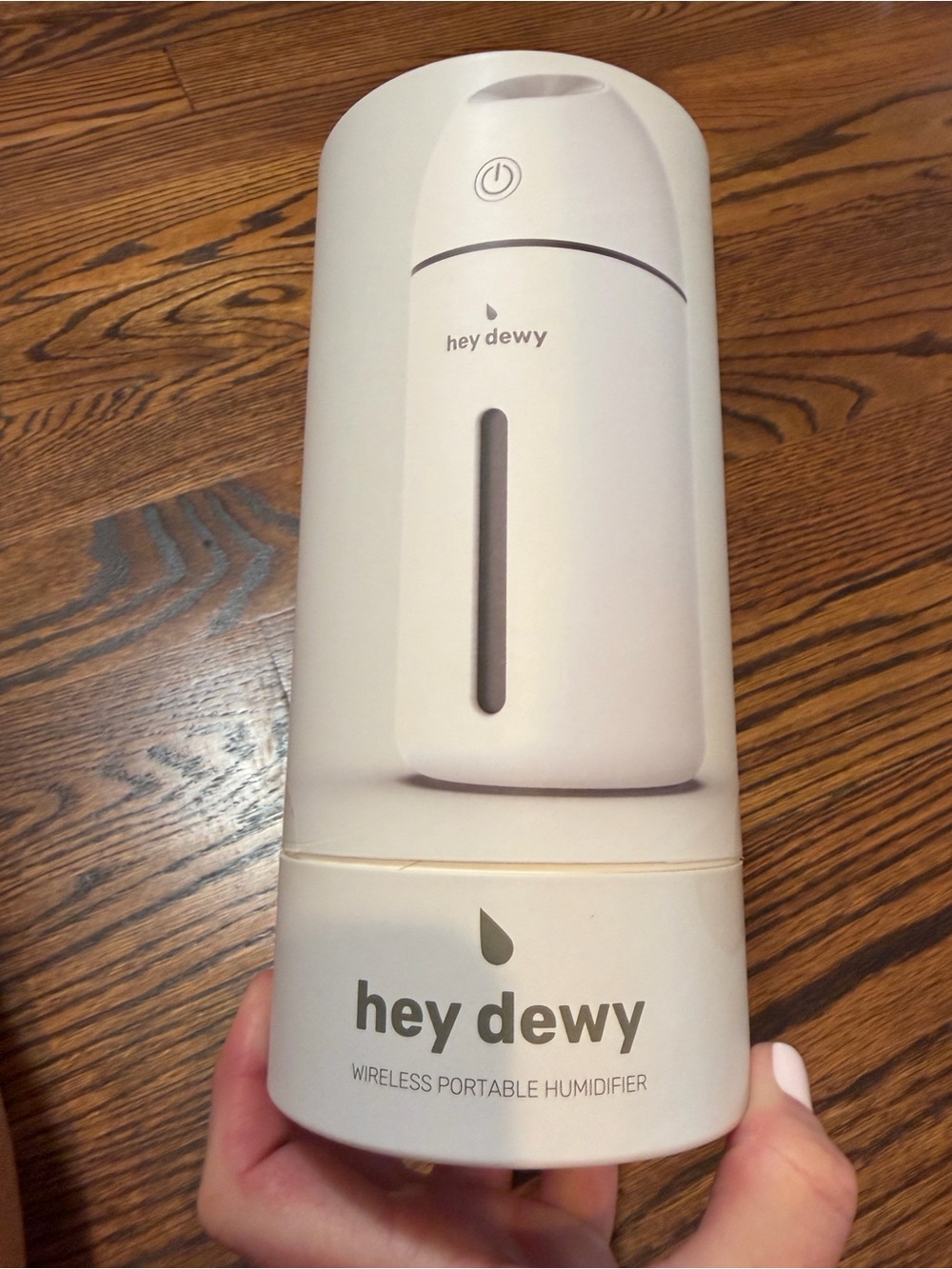 Hey Dewy Wireless Portable White Skincare Humidifier in Pearl White NWOT